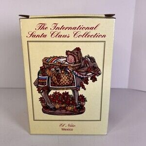 Vtg The International Santa Claus Collection El Niño Mexico SC51 2001 Donkey